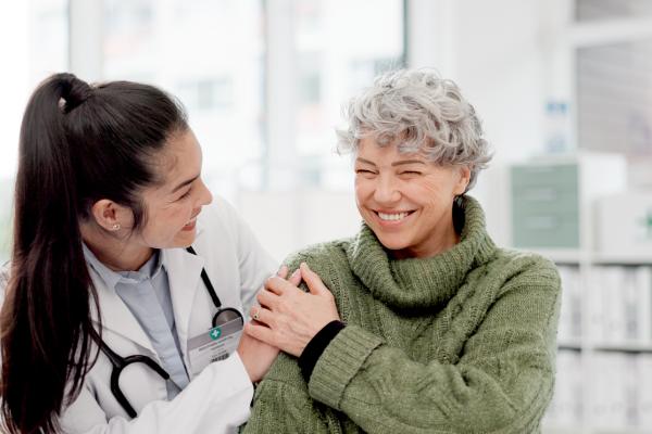 doctor with patient