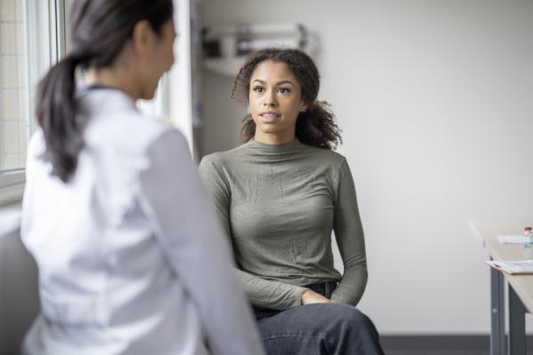 doctor with patient