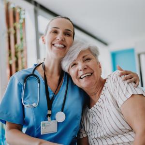 doctor with patient