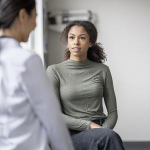 doctor with patient